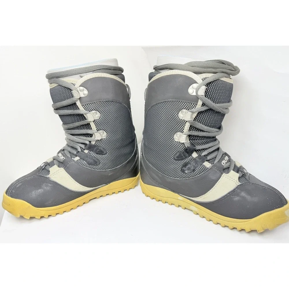 Burton‎ Glide Women's Snowboard Boots Black sz 8- Black-Grey-white